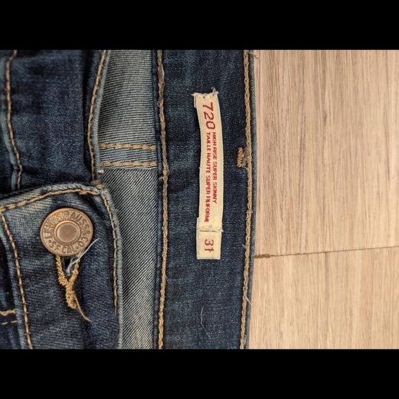 Levi’s 720 high rise skinny jeans - Picture 4 of 4